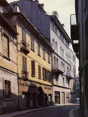 View of the building from Via della Palla